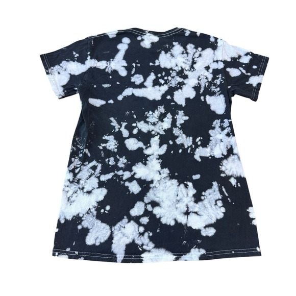 Sublime Sun Face Tie Dye T Shirt Black White Graphic Tee - Picture 3 of 5